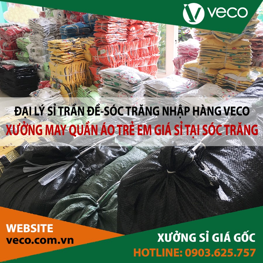 Veco-Xưởng may quần áo trẻ em giá sỉ tại Sóc Trăng